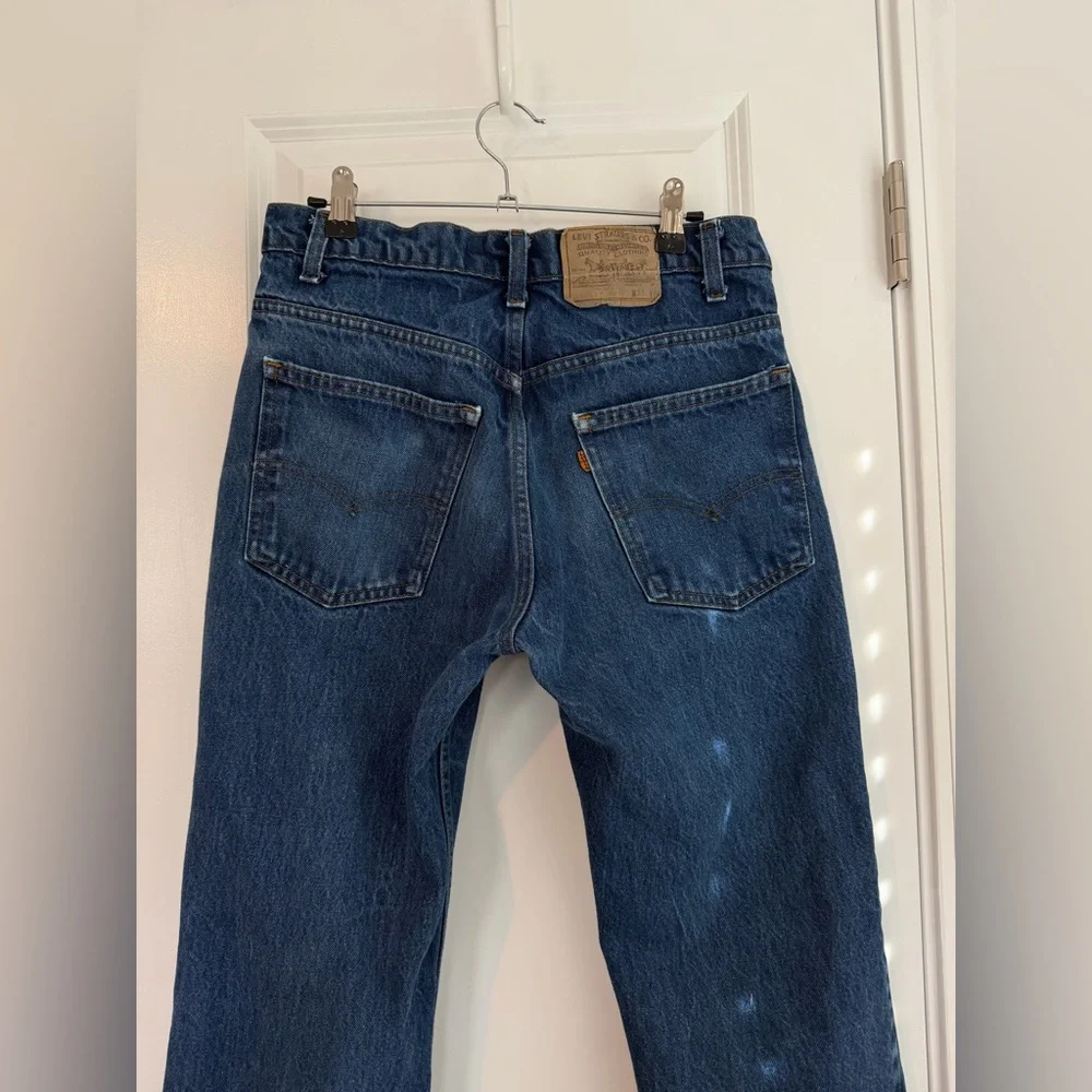 Vintage Levi’s Orange Tab 70’s 20517 0217 Denim Jeans Dark Wash Size 32 X 34